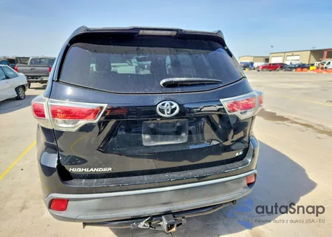2015 Toyota Highlander Le from USA, damaged, VIN 5TDZKRFH2FS073685